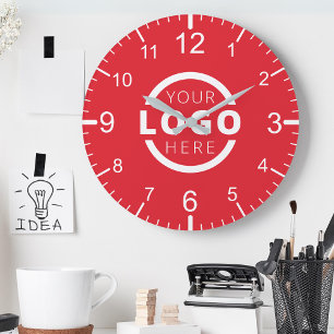 Horloge Ronde Logo de Custom Company