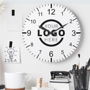 Horloge Ronde Logo de Custom Company