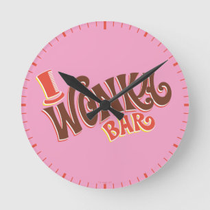 Horloge Ronde Logo de Wonka Bar