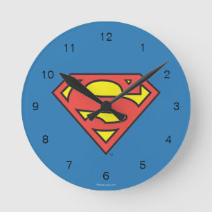 Horloge Ronde Logo du S-Bouclier   Superman de Superman