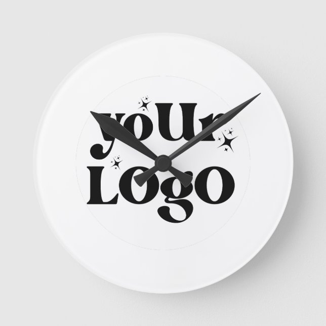 Horloge Ronde Logo minimaliste (Recto)