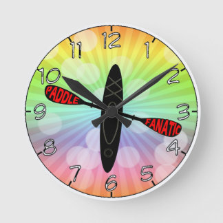 HORLOGE RONDE LOGO PADDLE FANATIC KAYAK