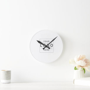 Horloge Ronde Logo personnalisé