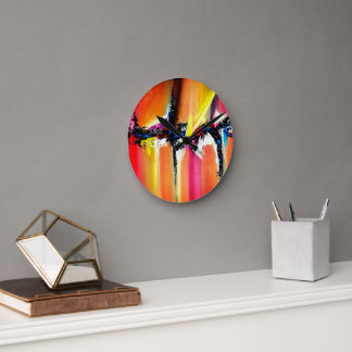 Horloge Ronde LONA de Christèle Chabrette