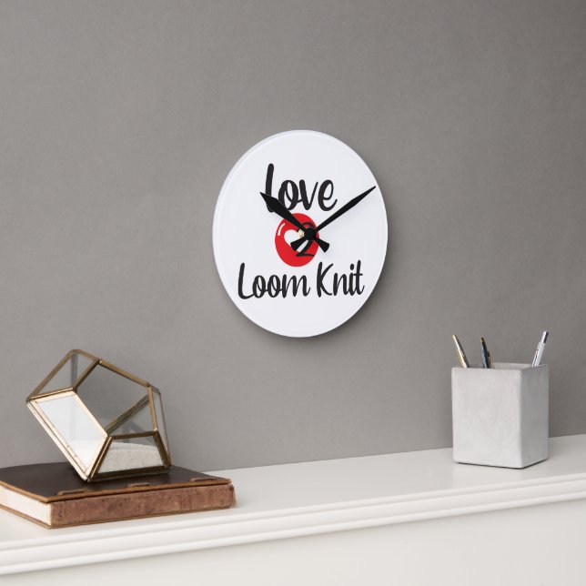 Horloge Ronde Loom 2 Loom Knit (Bureau)