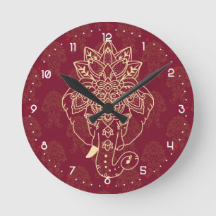 Horloge Ronde Lord Ganesh, beautiful and crispy image