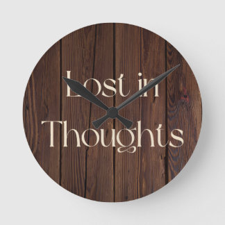 Horloge Ronde Lost in Thoughts