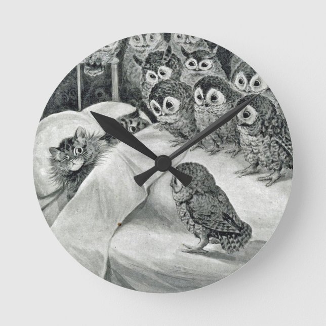 Horloge Ronde Louis Wain Cat Nightmare (Recto)