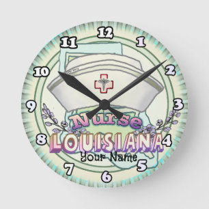 Horloge Ronde Louisiana Nurse