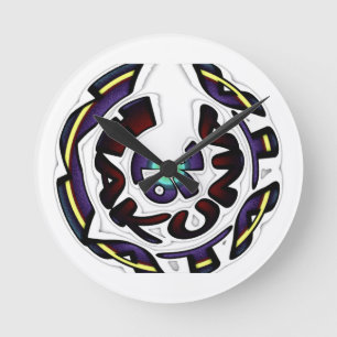 Horloge Ronde Love Hakuna Matata Art Imprimer