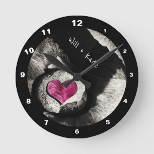 Horloge Ronde Love Names & Hearth of Stone (Ensemble + Pour touj