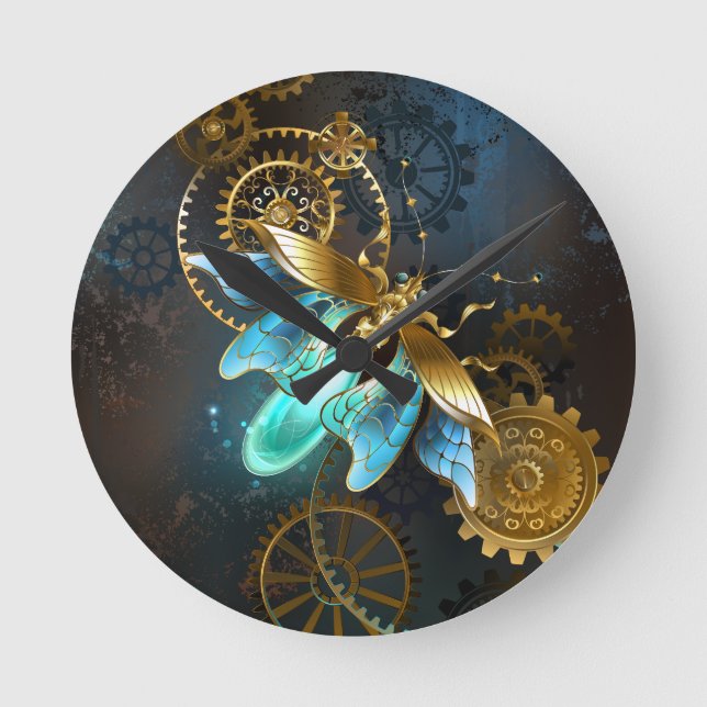 Horloge Ronde Luciole de vapeur (Recto)