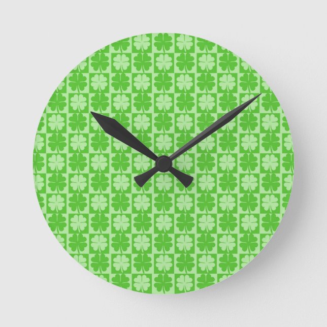 Horloge Ronde Lucky Shamrock (Recto)