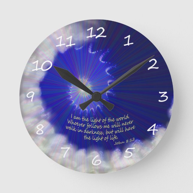 Horloge Ronde Lumière du monde (Recto)