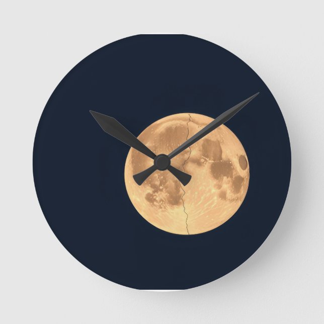 Horloge Ronde Lune Fendue (Recto)