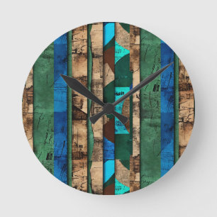 Horloge Ronde Luxe raffiné Ile des Caraïbes africaines
