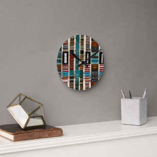 Horloge Ronde Luxe raffiné Ile des Caraïbes africaines