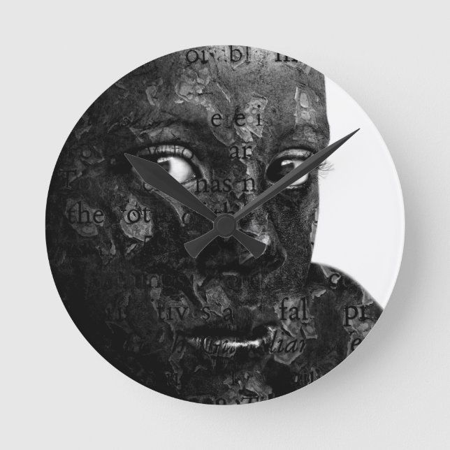 Horloge Ronde ma parole en blacq (Recto)