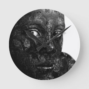 Horloge Ronde ma parole en blacq