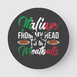 Horloge Ronde Ma Tête À Mes Boulettes De Viande