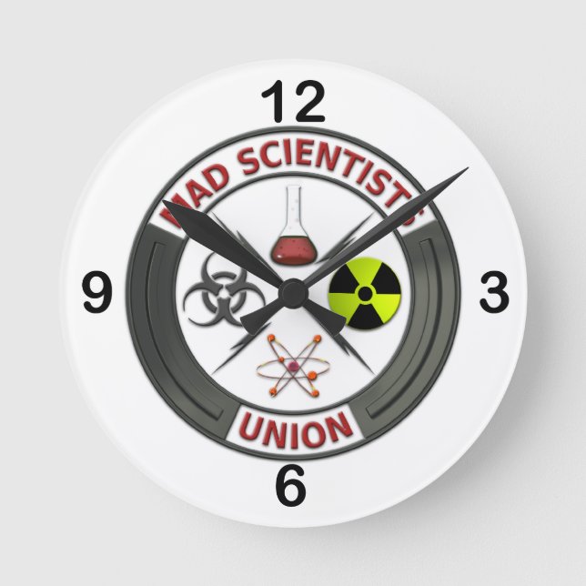 Horloge Ronde Mad Scientist Union (Recto)