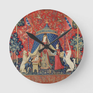 Horloge Ronde Madame et la licorne : 'À mon seulement desire