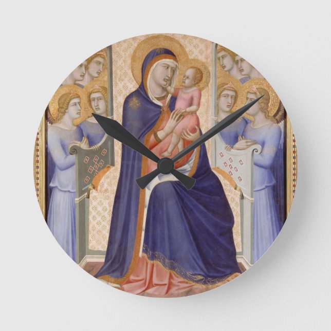 Horloge Ronde Madonna à Glory, c.1315 (Recto)