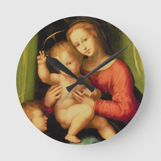 Horloge Ronde Madonna and Child with St. John (Recto)