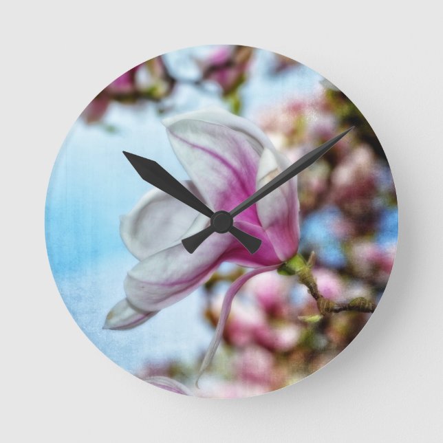 Horloge Ronde Magnolia (Recto)
