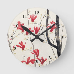 Horloge Ronde Magnolia Tree by Kobayashi Kokei, Japanese Art