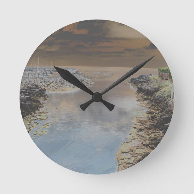 Horloge Ronde Maison légère en Cascais Portugal (Recto)