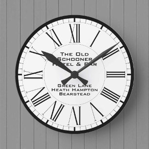 Horloge Ronde Maison publique ou Bar Thème