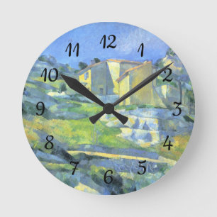 Horloge Ronde Maisons en Provence Paul Cezanne