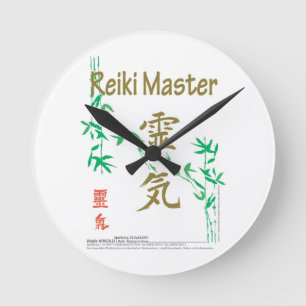 Horloge Ronde Maître de Reiki