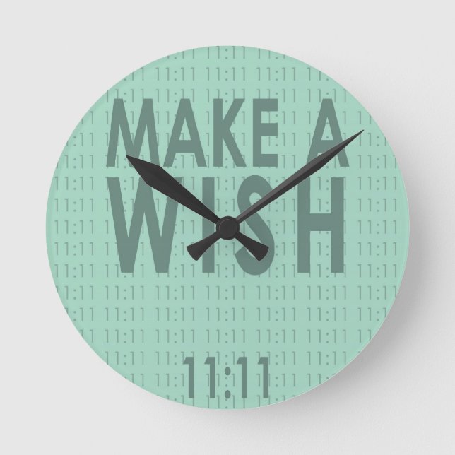 Horloge Ronde Make A Wish (Recto)