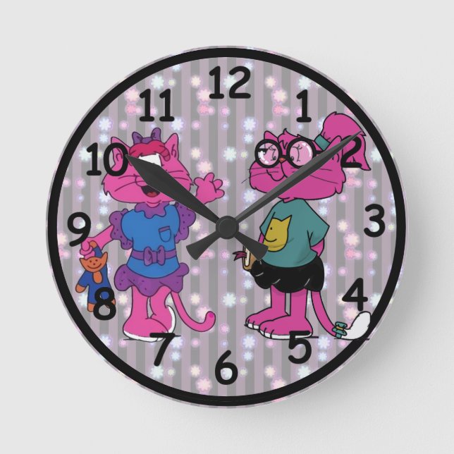Horloge ronde Mamamacanz (Recto)