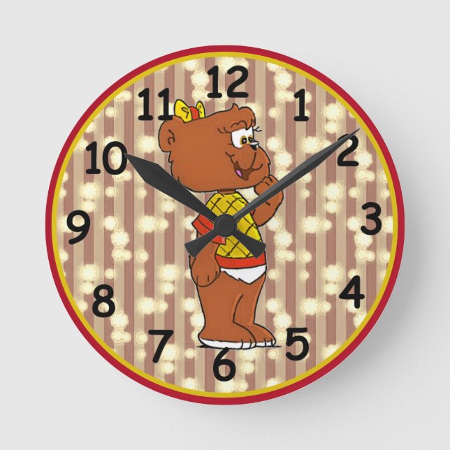 Horloge ronde Mamamacanz (Recto)