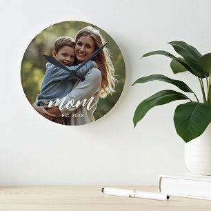 Horloge Ronde Maman a établi la fête des mères photo