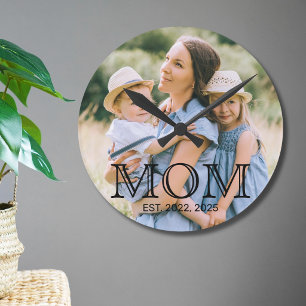 Horloge Ronde Maman a établi la photo