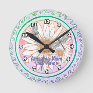 Horloge Ronde Maman Extraordinaire