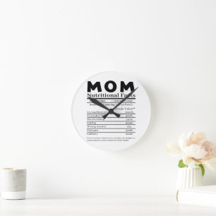 Horloge Ronde Maman Faits nutritionnels