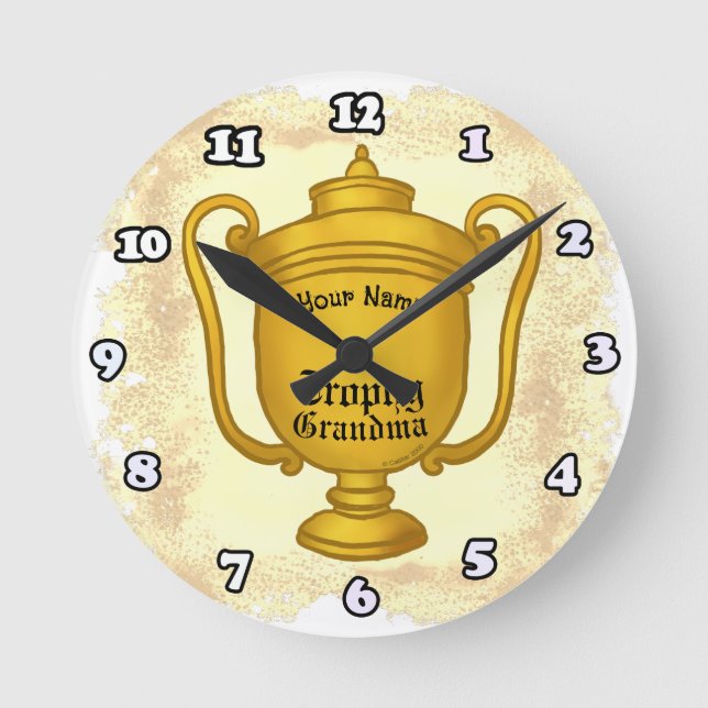 Horloge Ronde Mamie Trophée  (Recto)