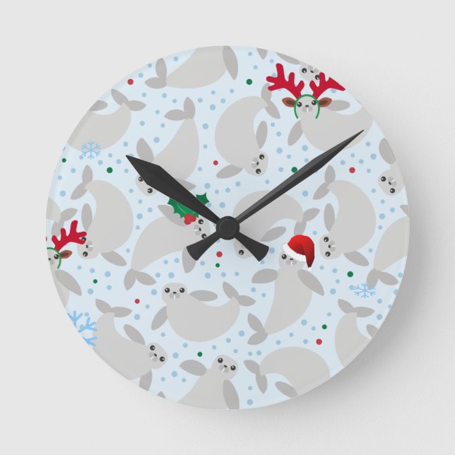 Horloge Ronde manat de noël (Recto)