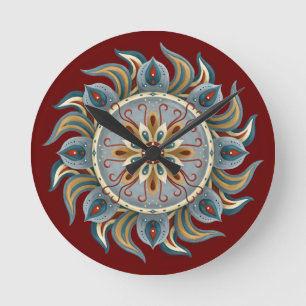 Horloge Ronde Mandala