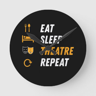 Horloge Ronde Manger Théâtre du sommeil Répéter