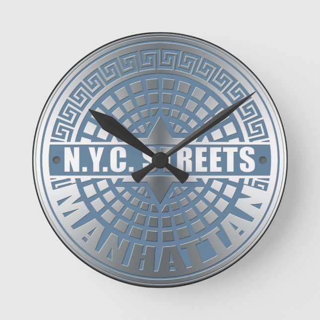 Horloge Ronde Manhole Covers Manhattan (Recto)