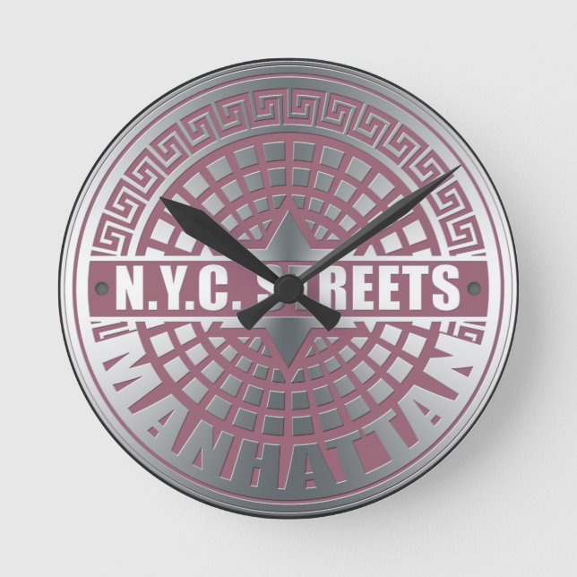 Horloge Ronde Manhole Covers Manhattan (Recto)