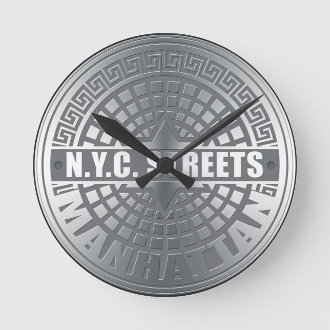 Horloge Ronde Manhole Covers Manhattan (Recto)