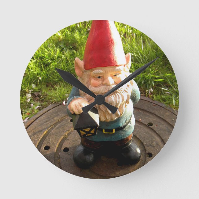 Horloge Ronde Manhole Gnome (Recto)