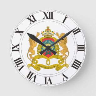 Horloge Ronde Manteau du Maroc des bras